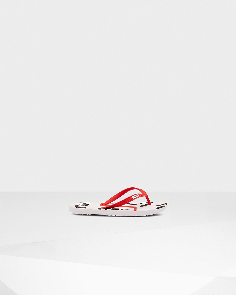 Hunter Flip Flops Rød - Dame Original Exploded Logo - Norge LRJSUH-173